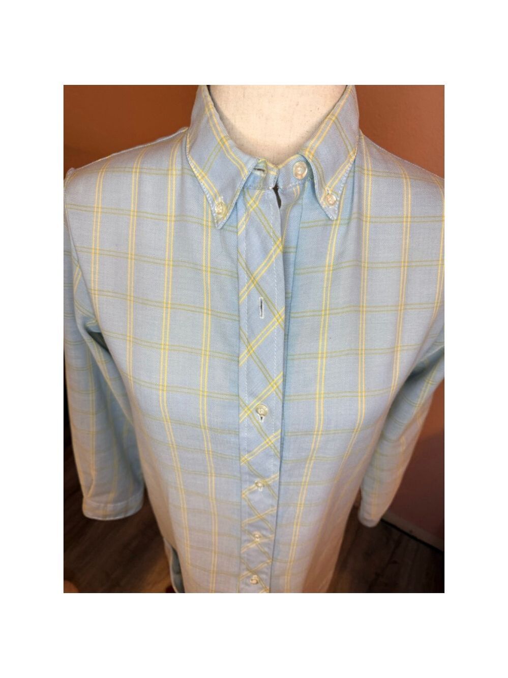Vintage 1960s Penneys Carol Evans PENN-PREST Plaid Shift Dress - Mod Tunic sz 16 - Picture 7 of 10